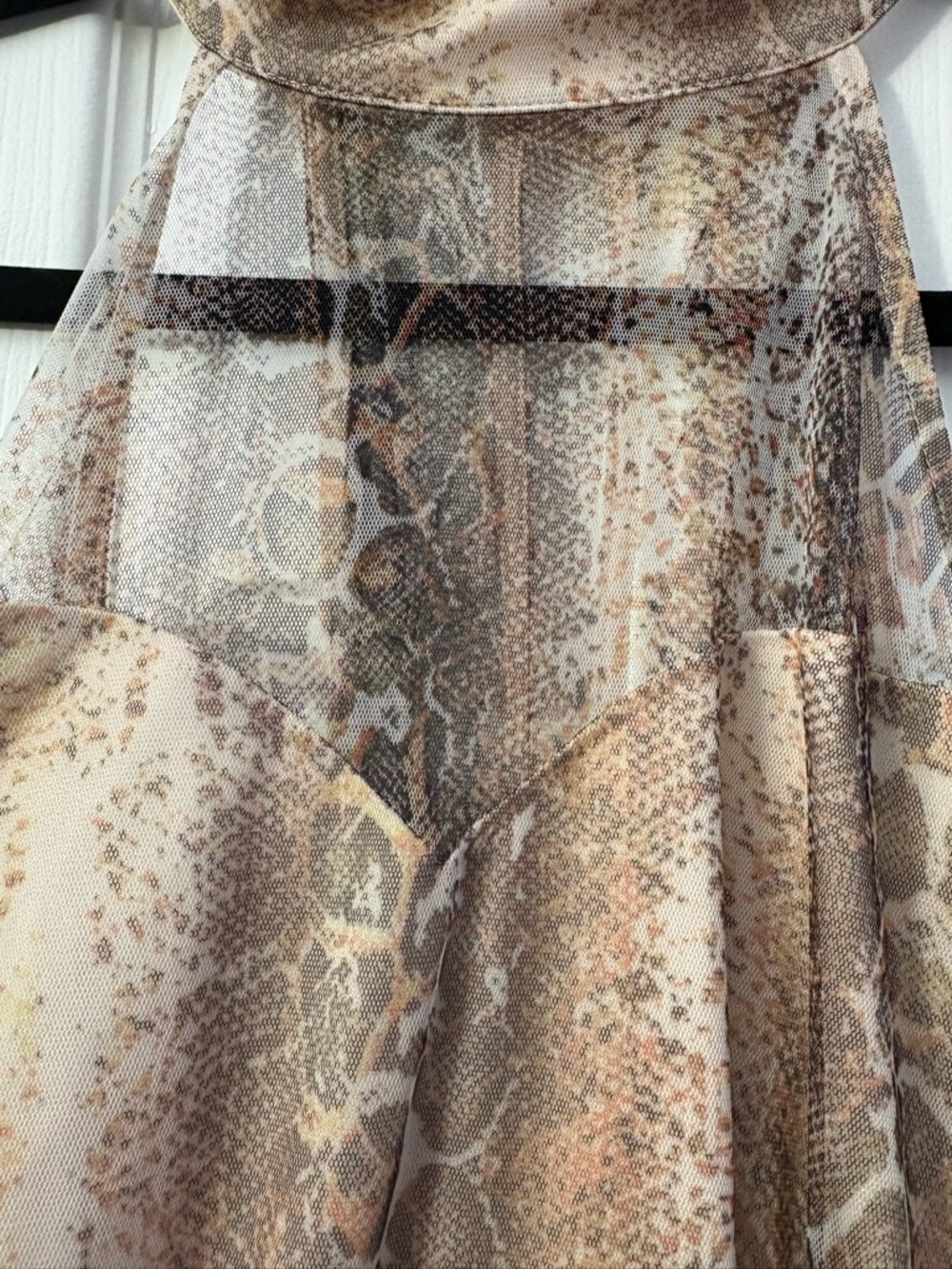 Candalite Snake-Print Maxi Dress Size Small (seems to run big - check listing) - Picture 4 of 12
